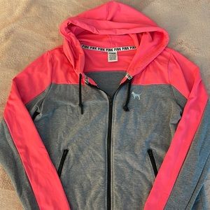 PINK ZIP HOODIE